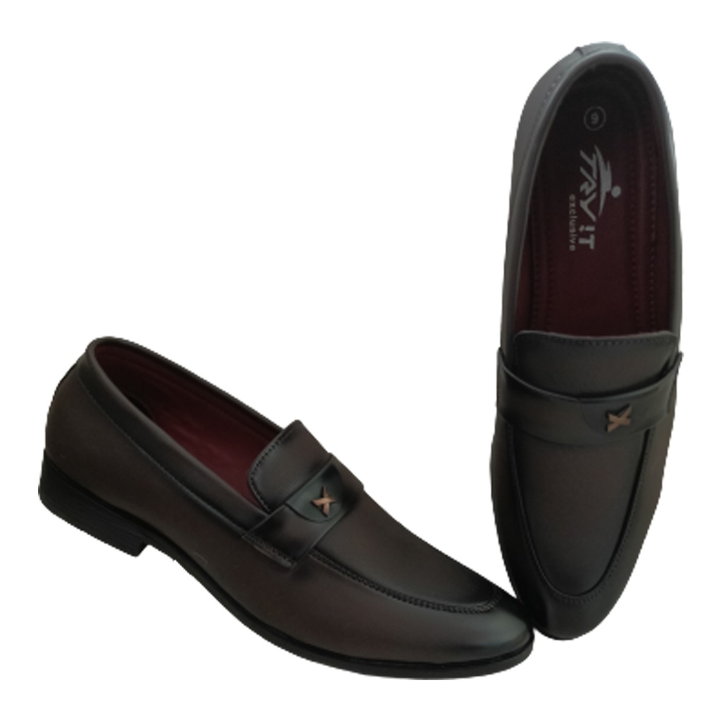 TRYIT 3663 BROWN MEN'S LOAFER