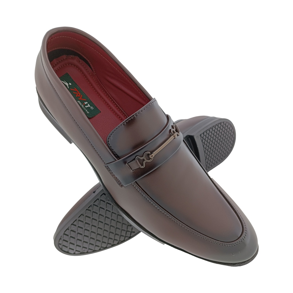 TRYIT 3668  BROWN MEN'S LOAFER