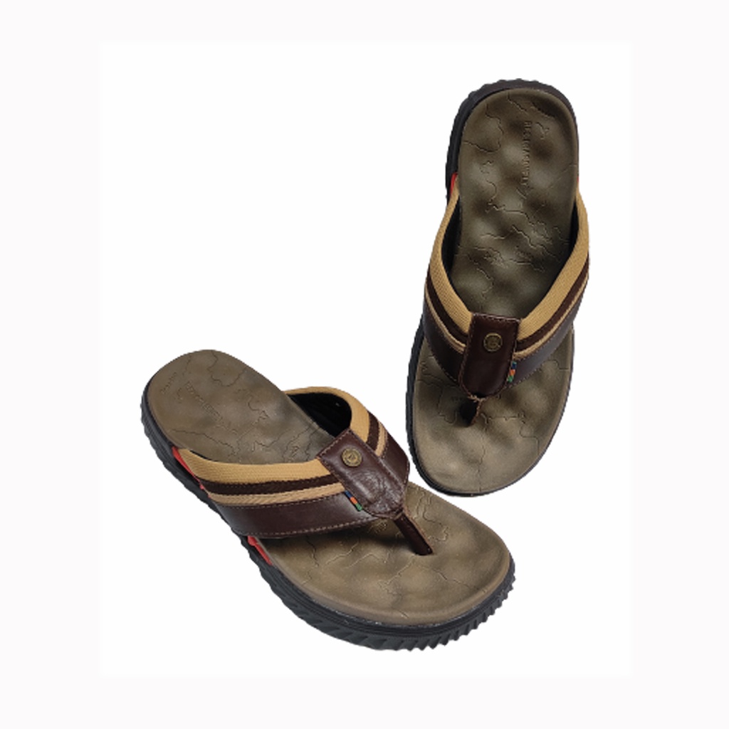 BUCKAROO WEBSTAR MEN'S CASUAL CHAPPAL BROWN