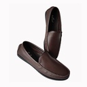 SHOEZAR MEN'S CASUAL LETHER LOAFER BROWN