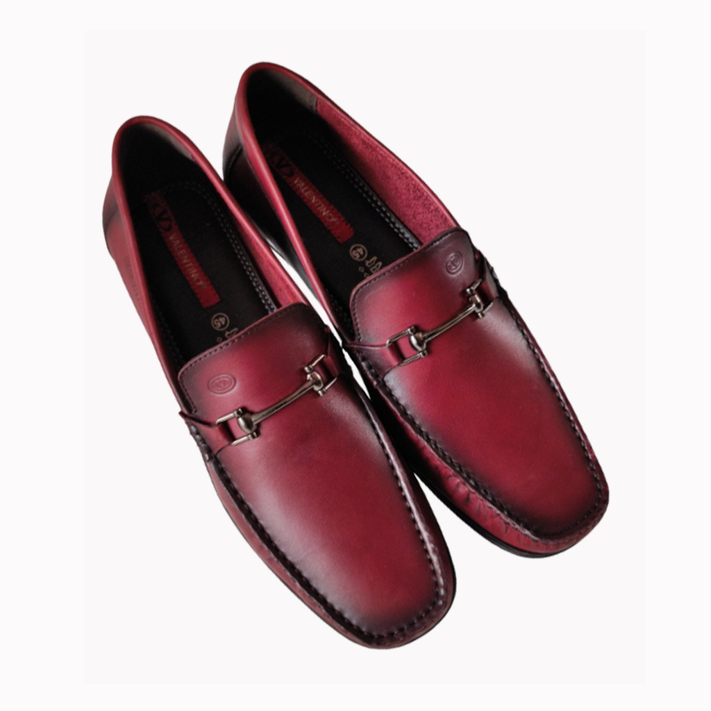 VALENTINO 13CW MEN'S CASUAL LOAFER WINE