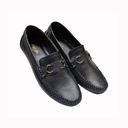 MARTIN MEN'S CASUAL LOAFER SHOE BLACK