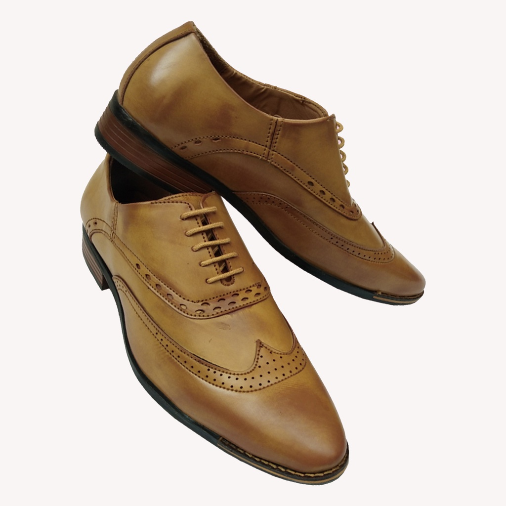 KAFILA 402 MEN'S FORMAL SHOE  TAN