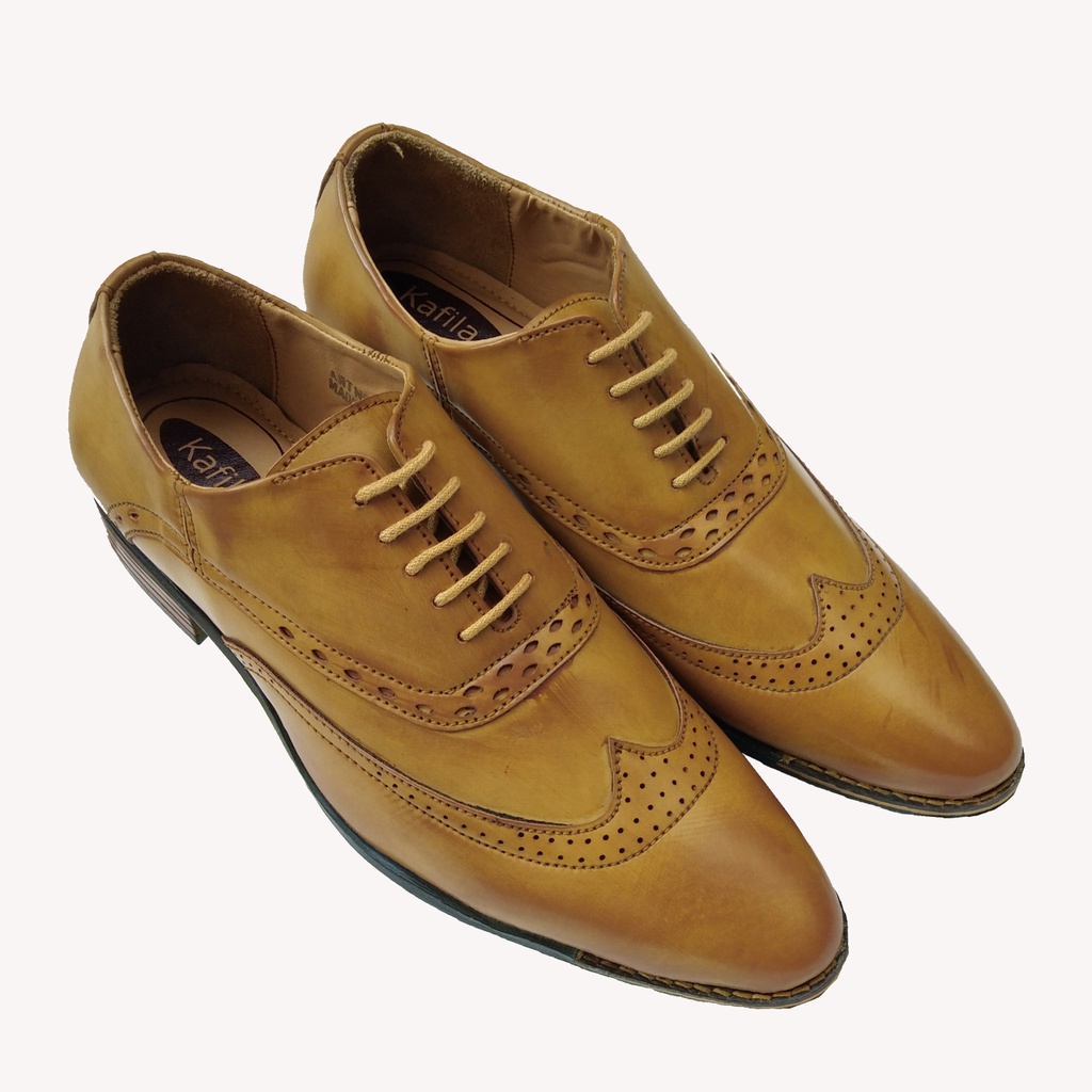 KAFILA 402 MEN'S FORMAL SHOE  TAN