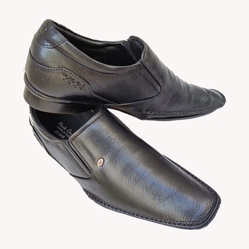 MONTY CARDIN MEN'S FORMAL SLIP ON SHOE BLACK