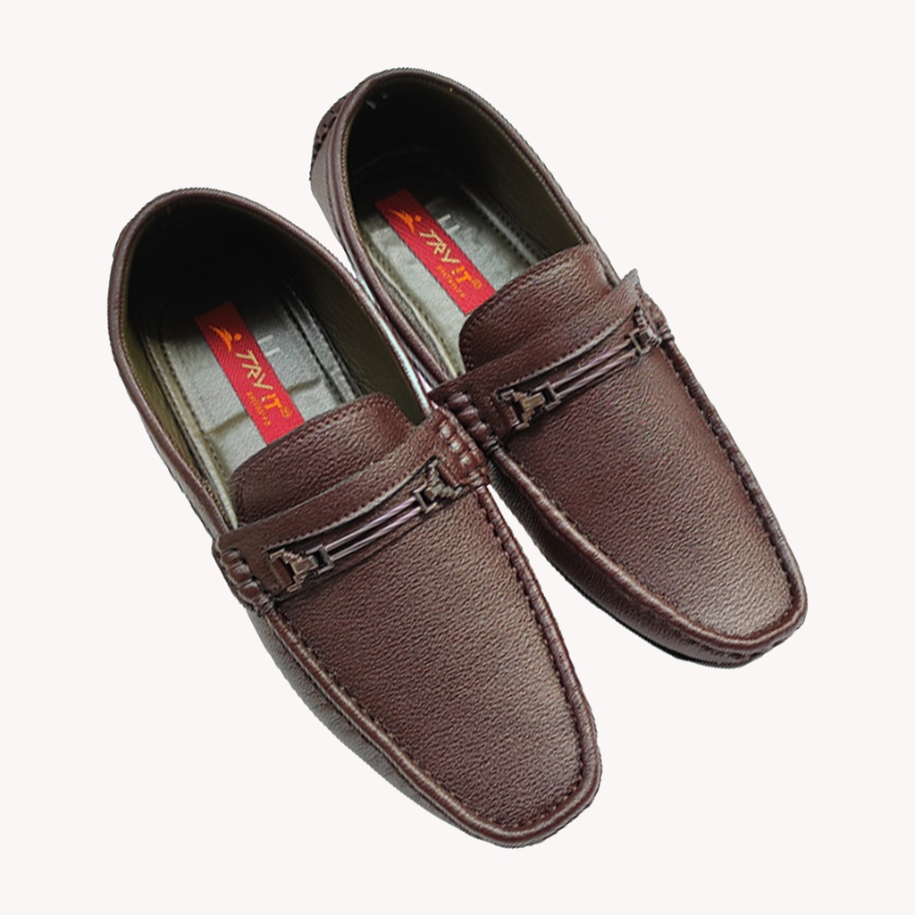 TRYIT MEN'S CASUAL LOAFER BROWN