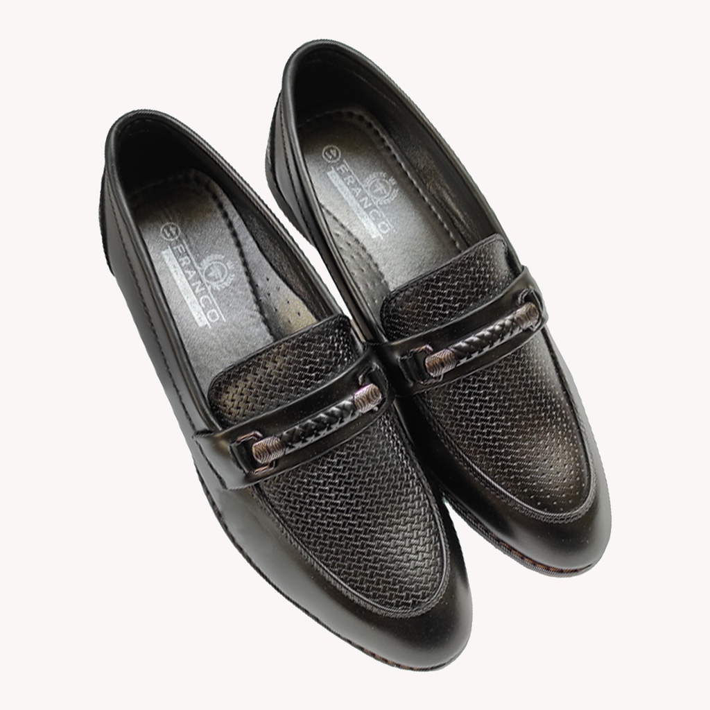 FRANCO MEN'S CASUAL LOAFER BLACK