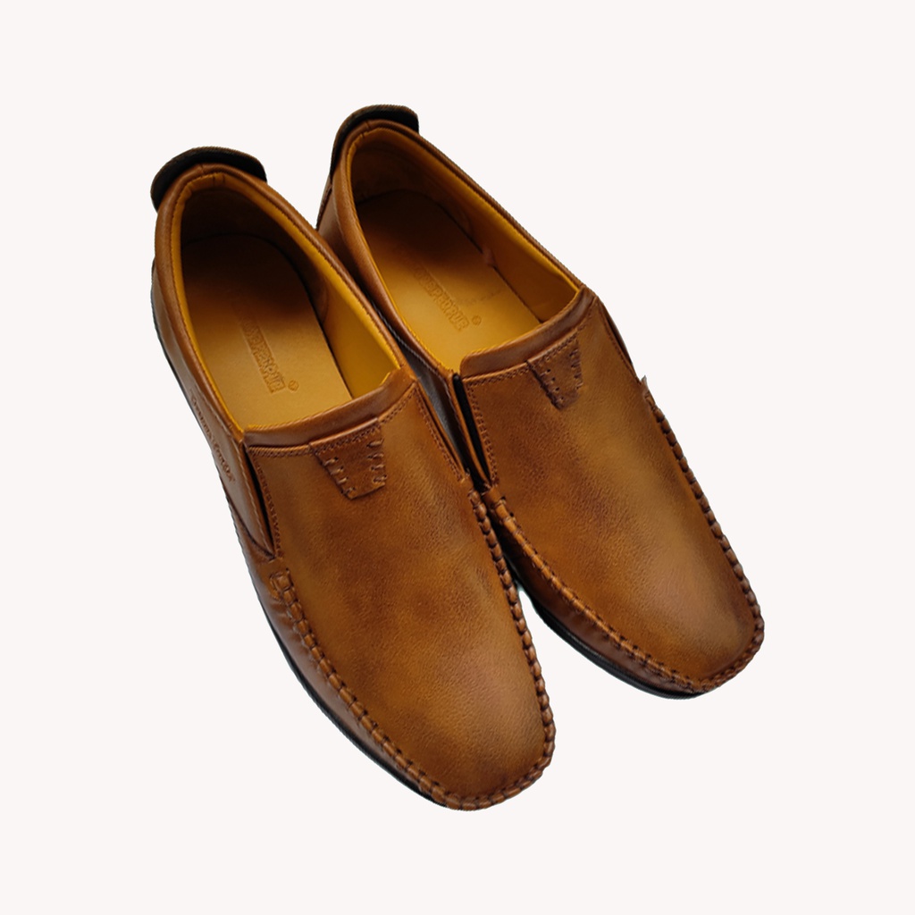 FORTUNE PEOPLES MEN'S CASUAL LOAFER SHOE TAN