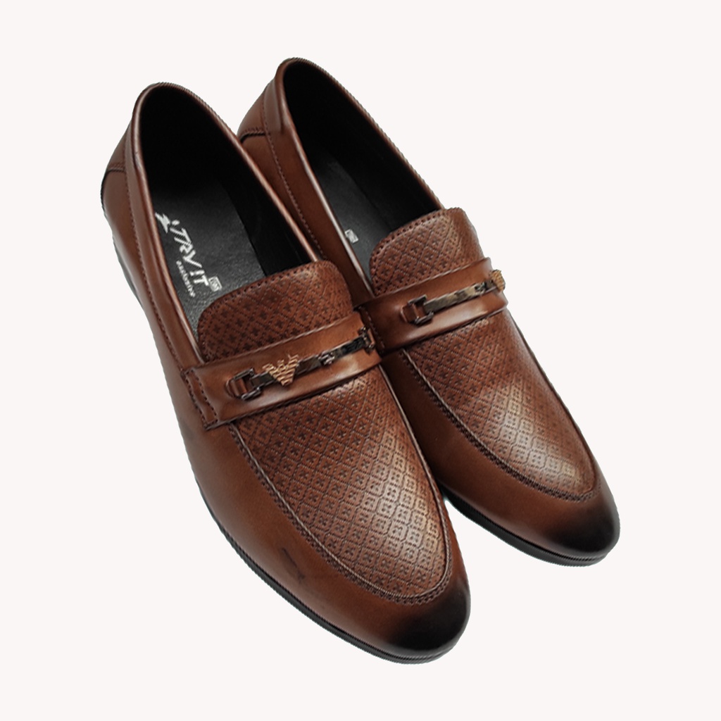 TRYIT MEN'S CASUAL LOAFER BROWN