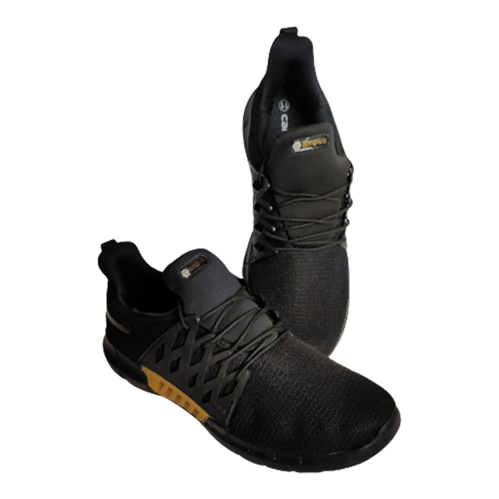 CAMPUS AD-650 MEN'S SPORT SHOES BLACK/GOLD