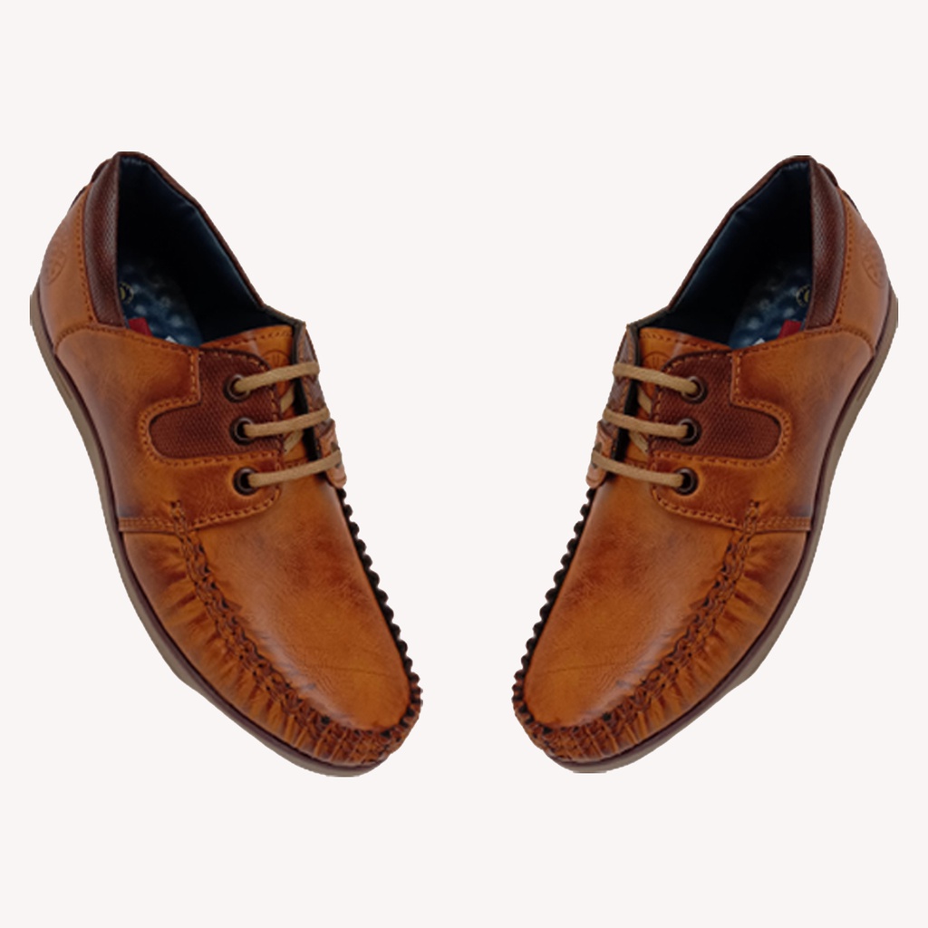 TRYIT MEN'S CASUAL SHOE TAN