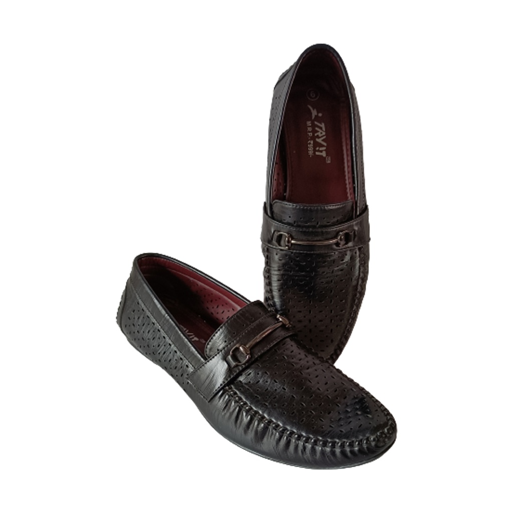 TRY IT 1888 MEN'S CASUAL LOAFER BLACK