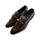 MEN'S CASUAL MIRROR SHINE LOAFER BLACK