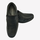 H.PUPPIS MEN'S LEATHER SHOE BLACK