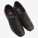 LEE COOPER MEN'S LEATHER SHOE BLACK