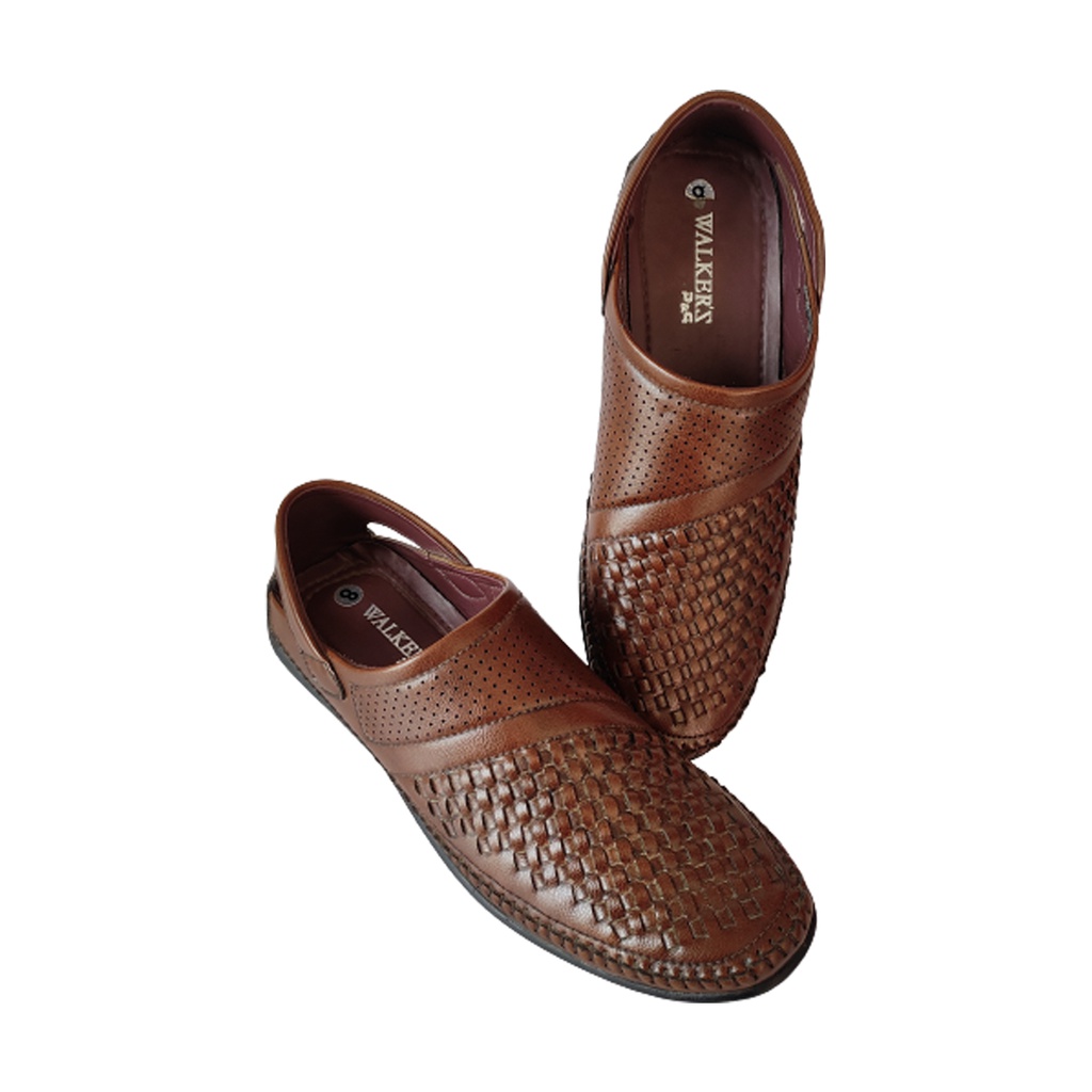 WALKERZ MEN'S CASUAL ETHNIC WEAR LOAFER BROWN