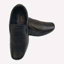 EGOSS MEN'S LEATHER SHOE BLACK