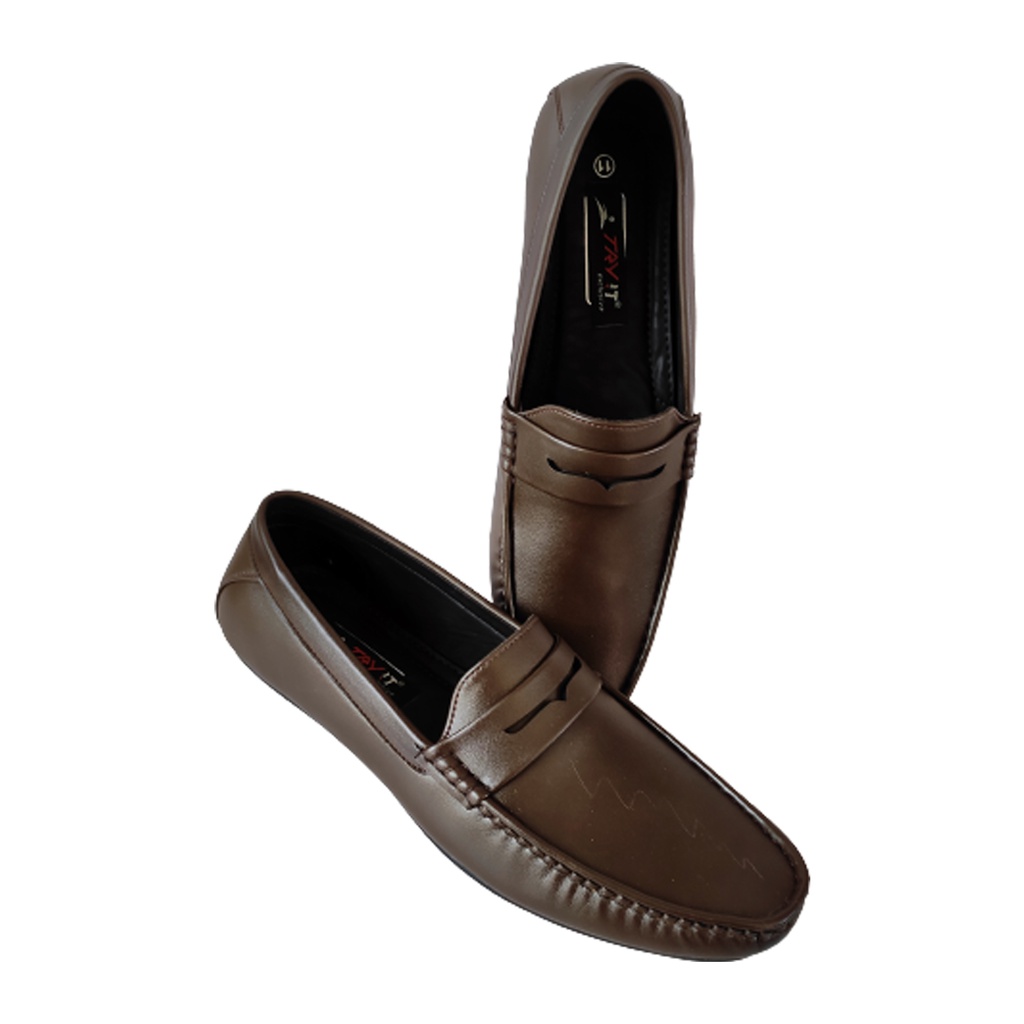 TRYIT MEN'S CASUAL LOAFER BROWN