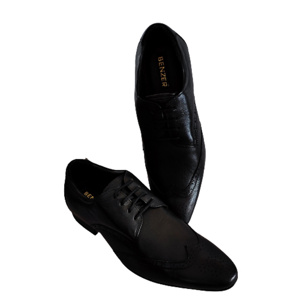 BRNZER MEN'S FORMAL SHOE BLACK