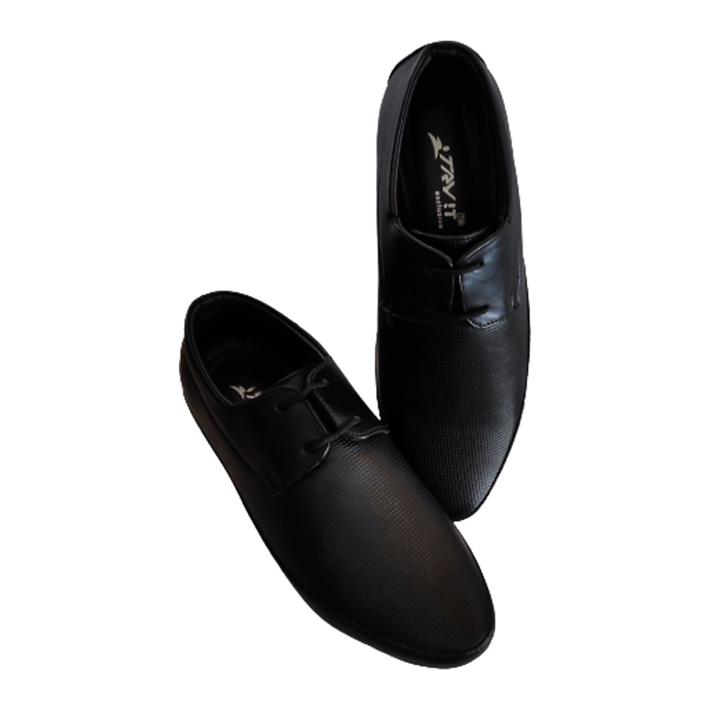 TRY IT MEN'S FORMAL SHOE BLACK