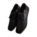 LEE COOPER MEN'S LEATHER SHOE BLACK