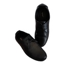 EGOSS MEN'S LEATHER SHOE BLACK