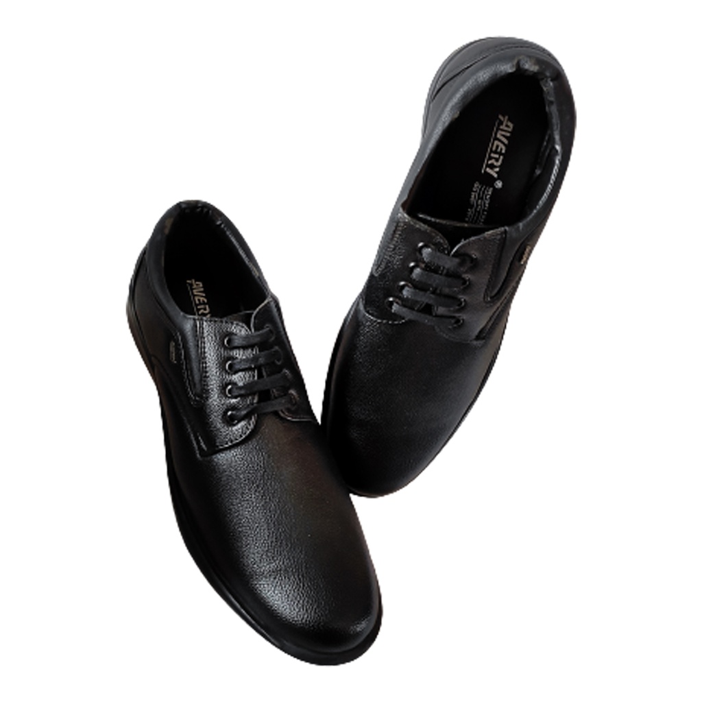 AVERY MEN'S LETHER SHOES BLACK