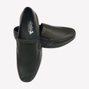 CORZY BEES MEN'S LEATHER SHOE BLACK