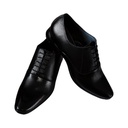 VALENTINO MEN'S LEATHER SHOE BLACK