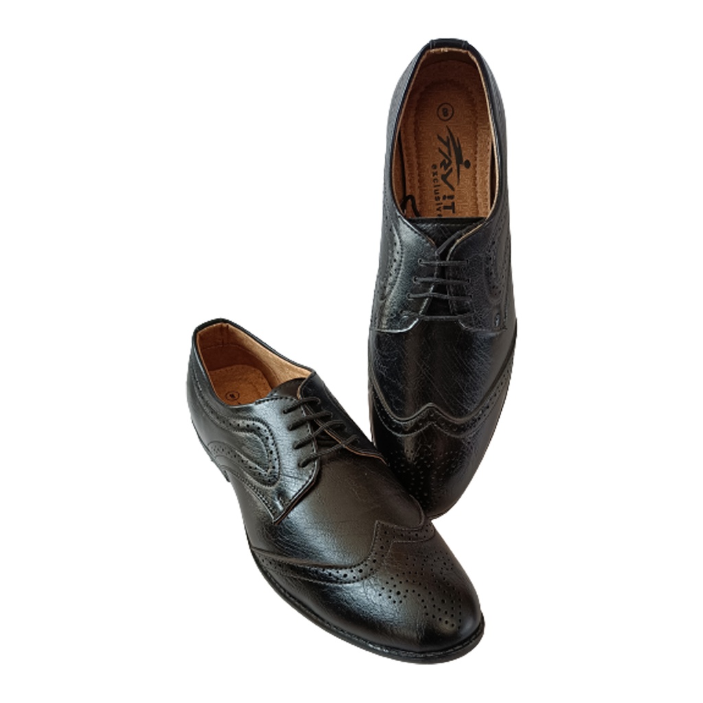 TRY IT MEN'S FORMAL SHOE BLACK