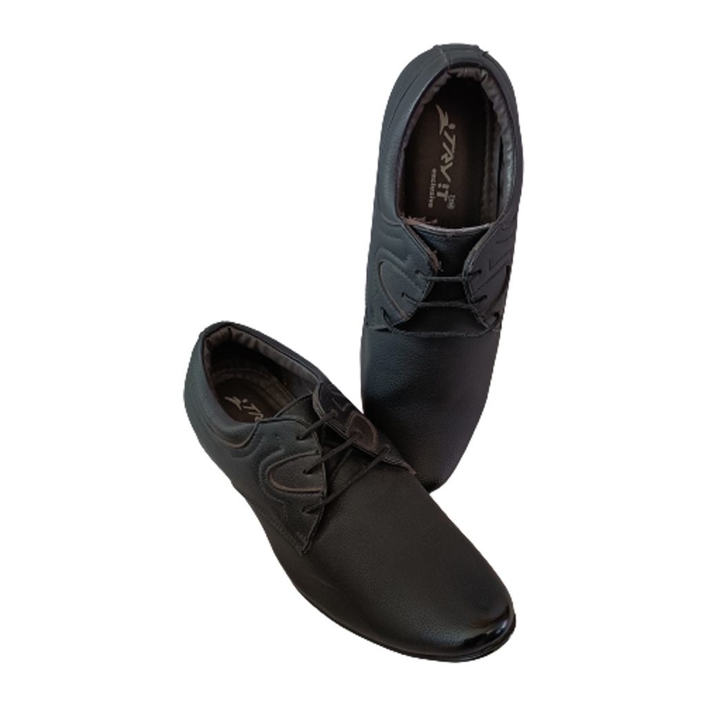 TRY IT MEN'S FORMAL SHOE BLACK