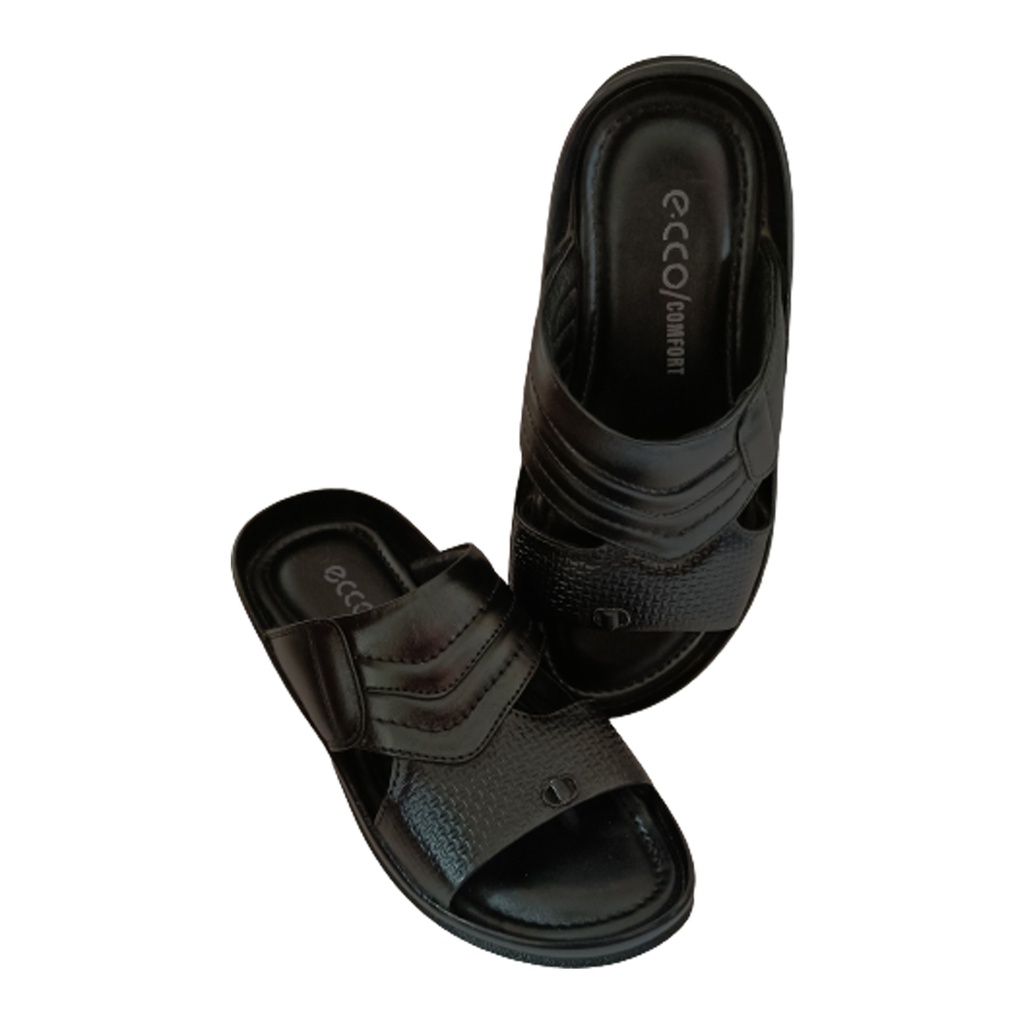 ECCO COMFORT MEN'S CASUAL CHAPPAL BLACK