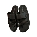 BUCKAROO MEN'S CASUAL CHAPPAL BLACK