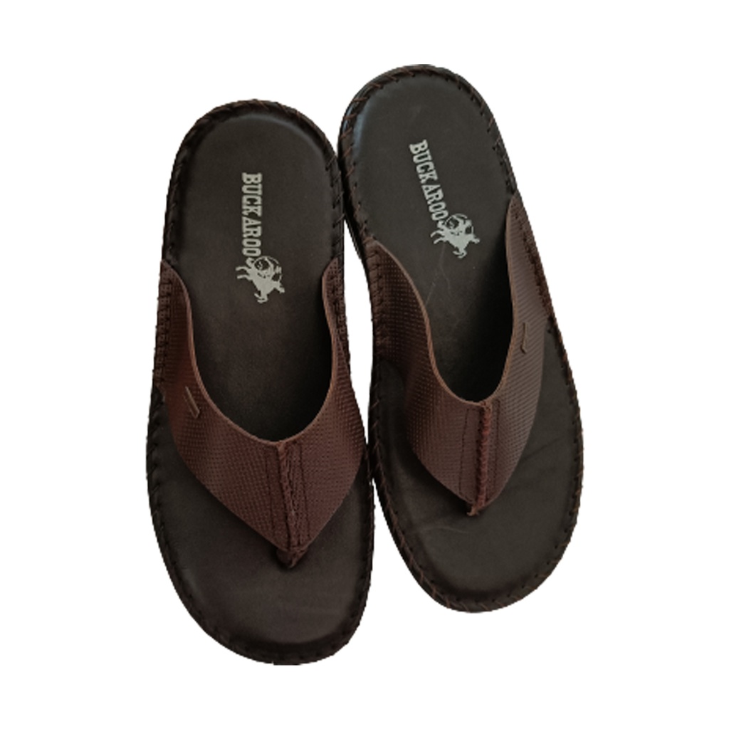 BUCKAROO MEN'S CASUAL CHAPPAL BROWN