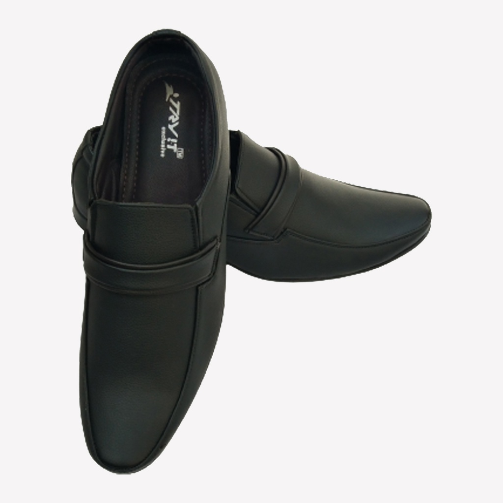 TRY IT MEN'S FORMAL SHOE BLACK