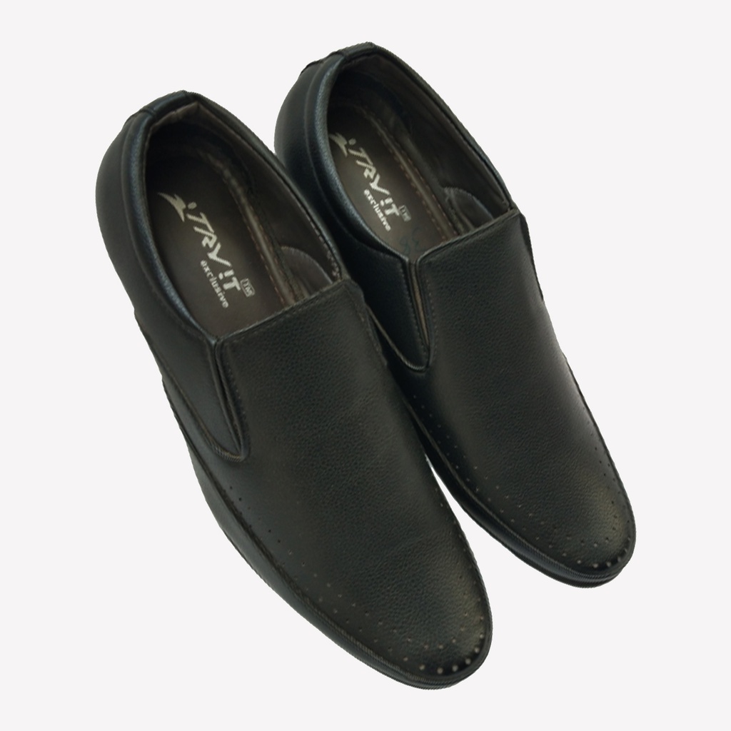 TRY IT MEN'S FORMAL SHOE BLACK