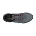 SKECHERS 232031  MEN'S SPORT SHOE GREY/RED