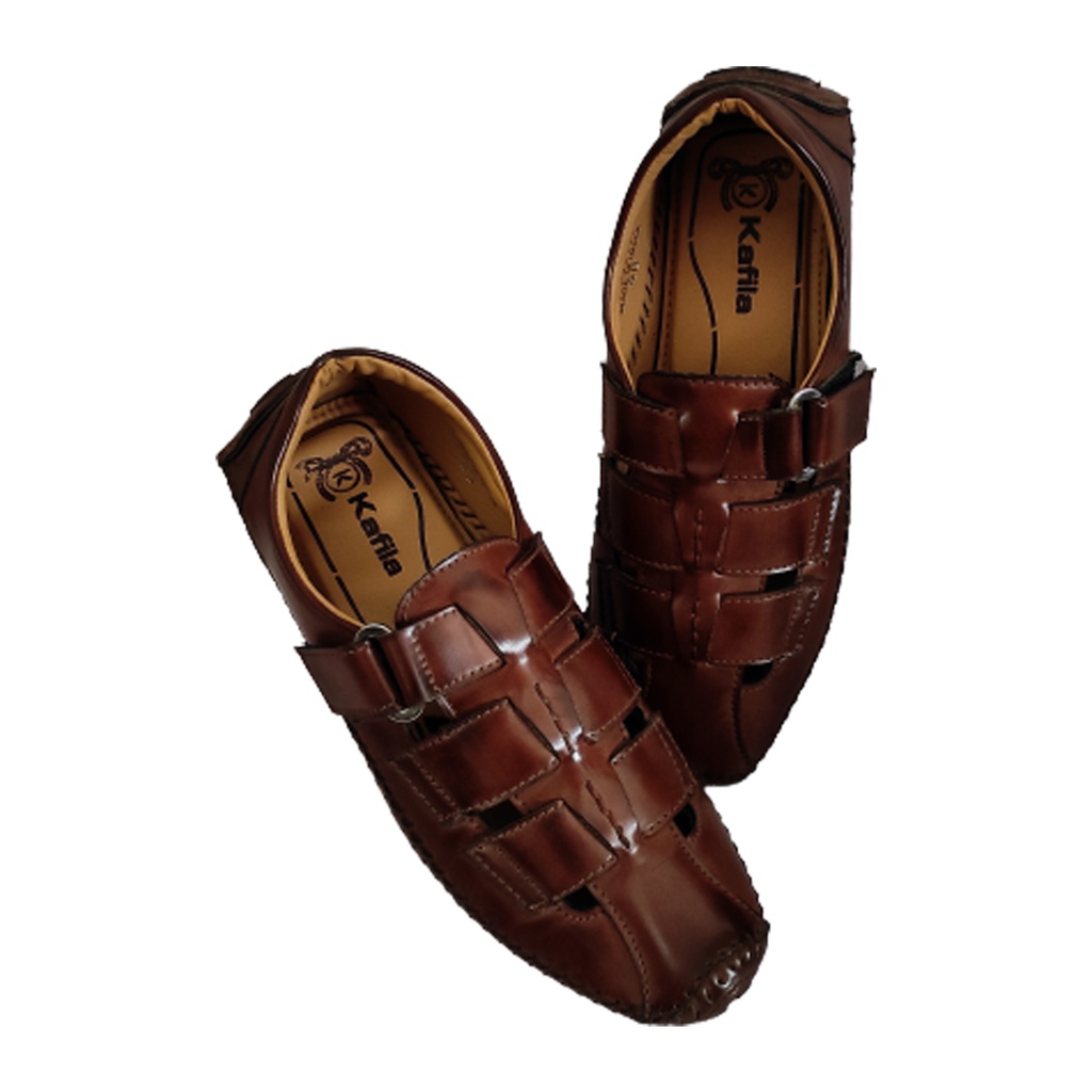 KAFILA MEN'S SANDAL BROWN