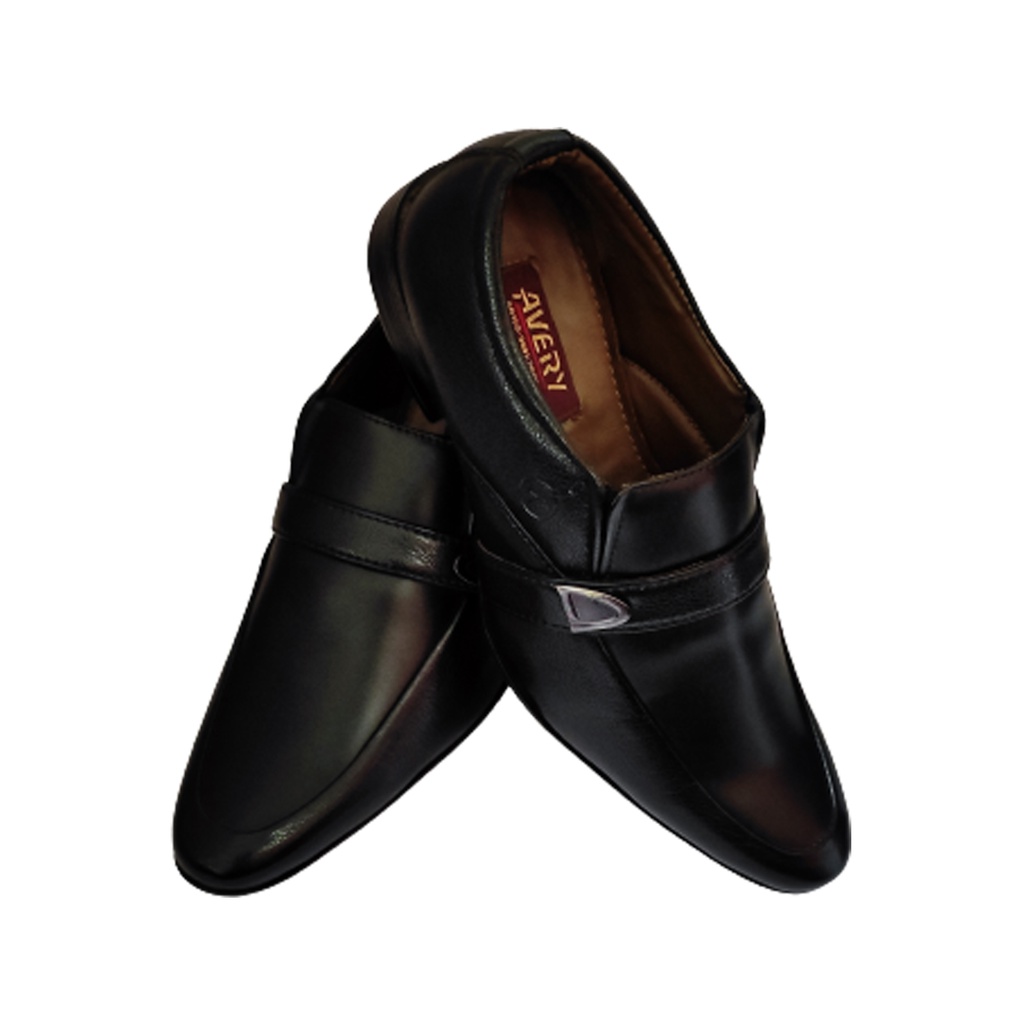 AVERY MEN'S FORMAL SHOE SLIP ON BLACK