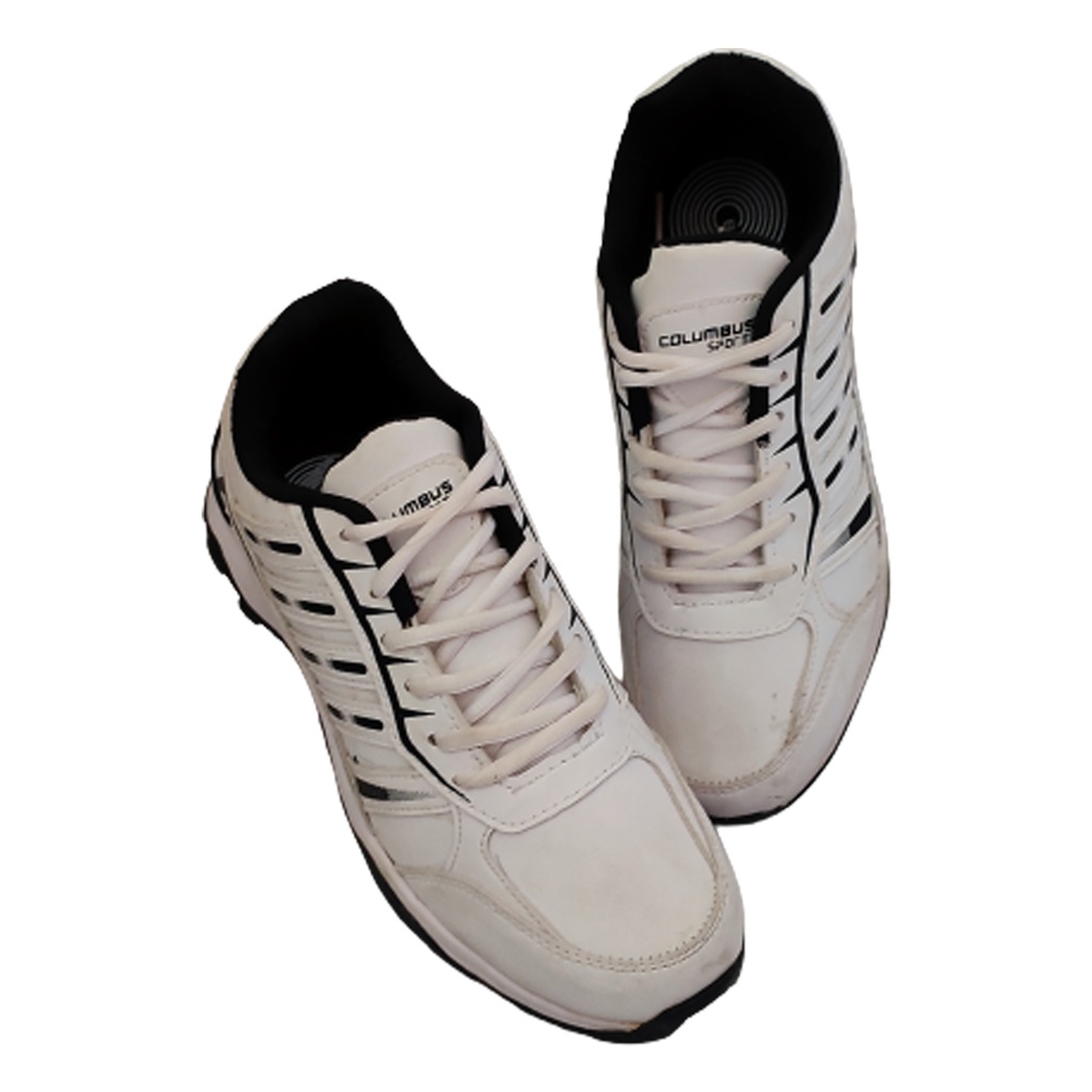 COLAMBUS 9004 MEN'S SPORT SHOES WHITE