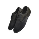 SKINZ LEATHER MEN'S FORMAL SHOE BLACK