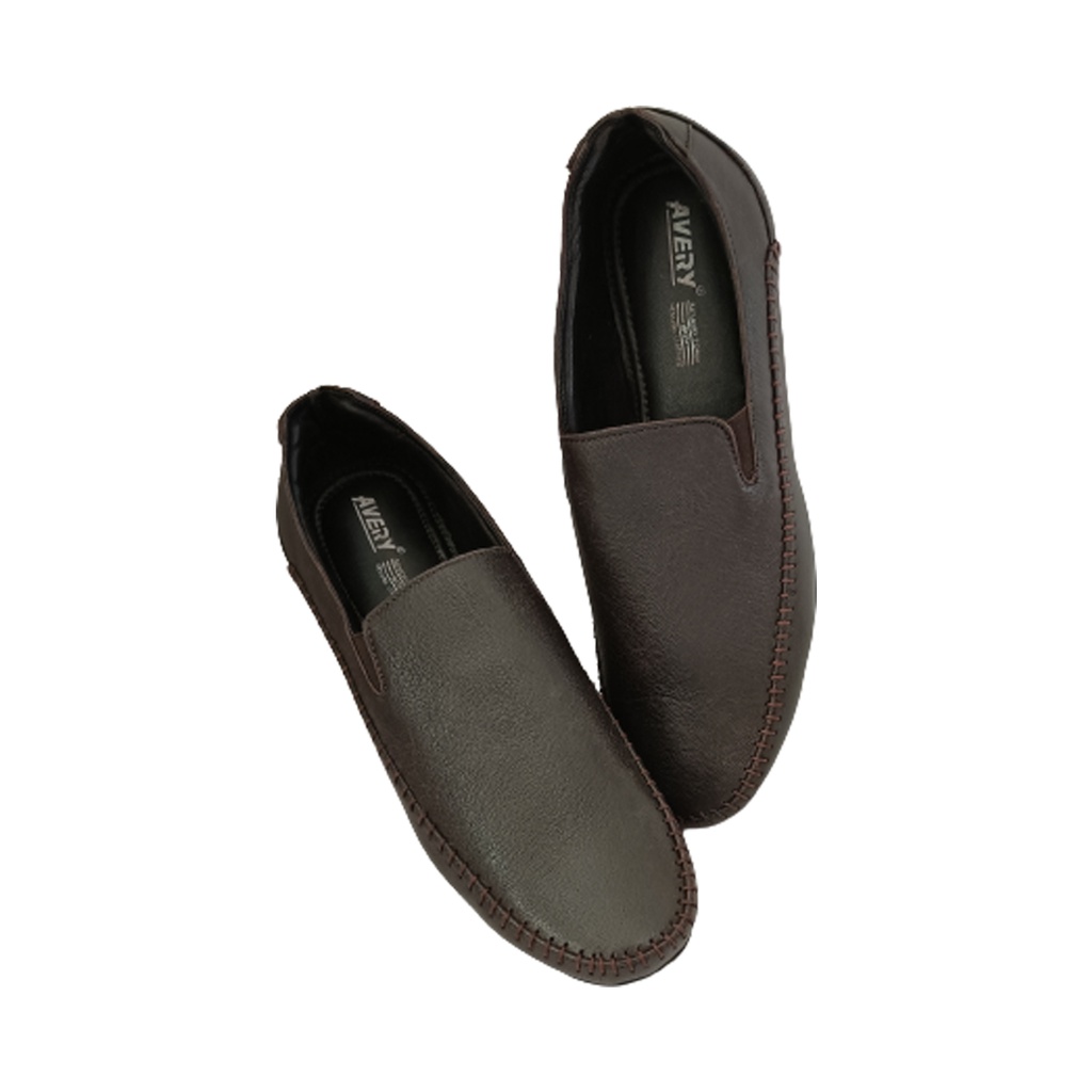 AVERY MEN'S CASUAL SLIP ON SHOE BROWN