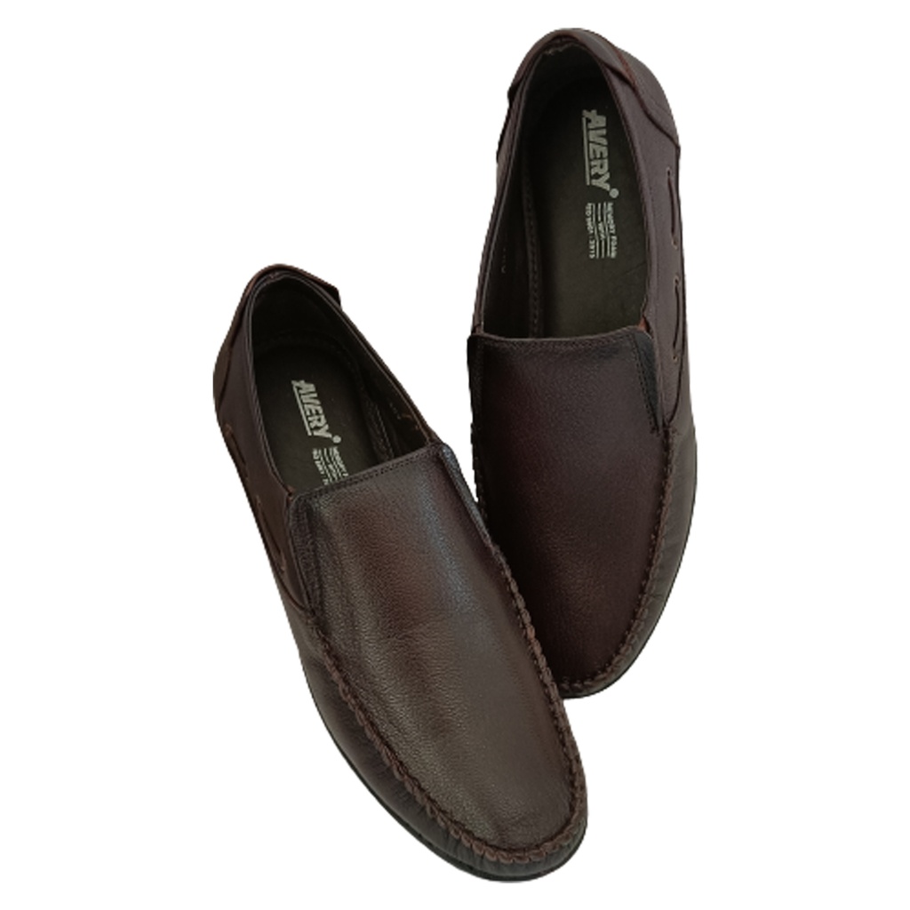 AVERY MEN'S CASUAL SLIP ON SHOE BROWN