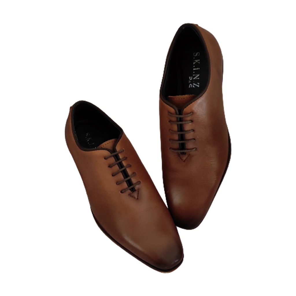 SKINZ 1816 MEN'S LEATHER FORMAL SHOE TAN