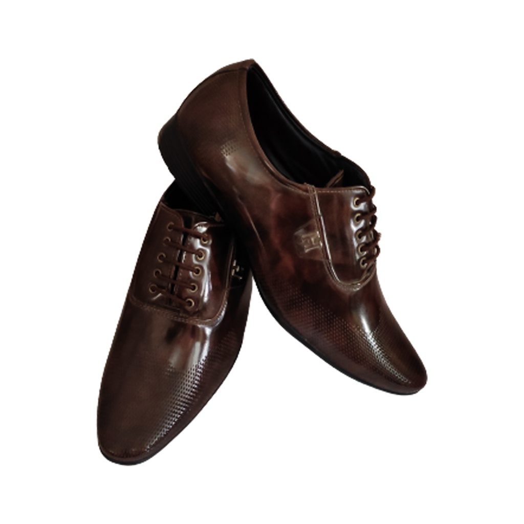 MEN'S MIRROR SHINE FORMAL SHOE BROWN