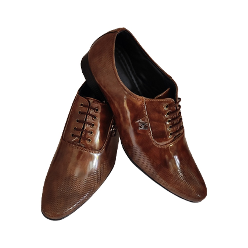 MEN'S MIRROR SHINE FORMAL SHOE BROWN