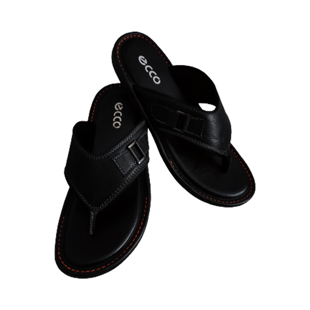 ECCO COMFORT MEN'S CASUAL CHAPPAL BLACK