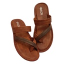 ECCO COMFORT MEN'S CASUAL CHAPPAL TAN