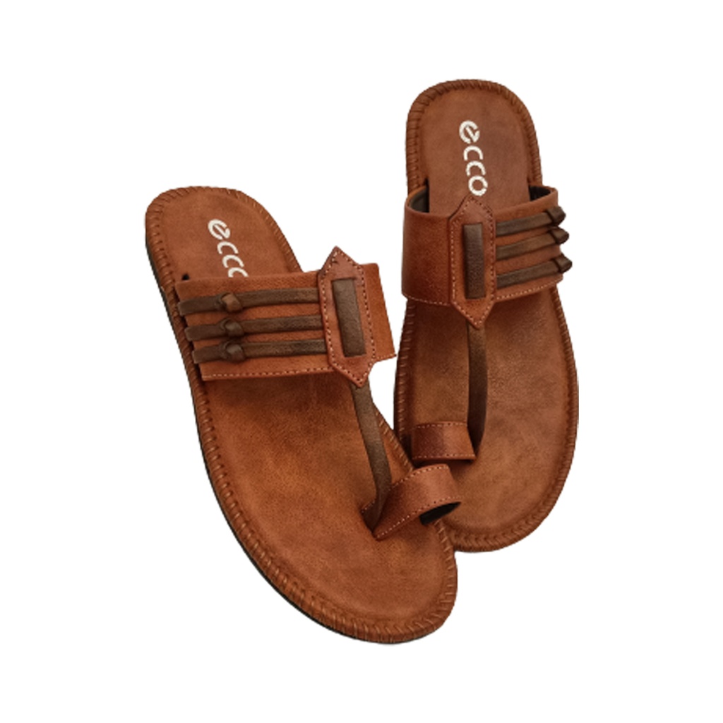 ECCO COMFORT MEN'S CASUAL CHAPPAL TAN