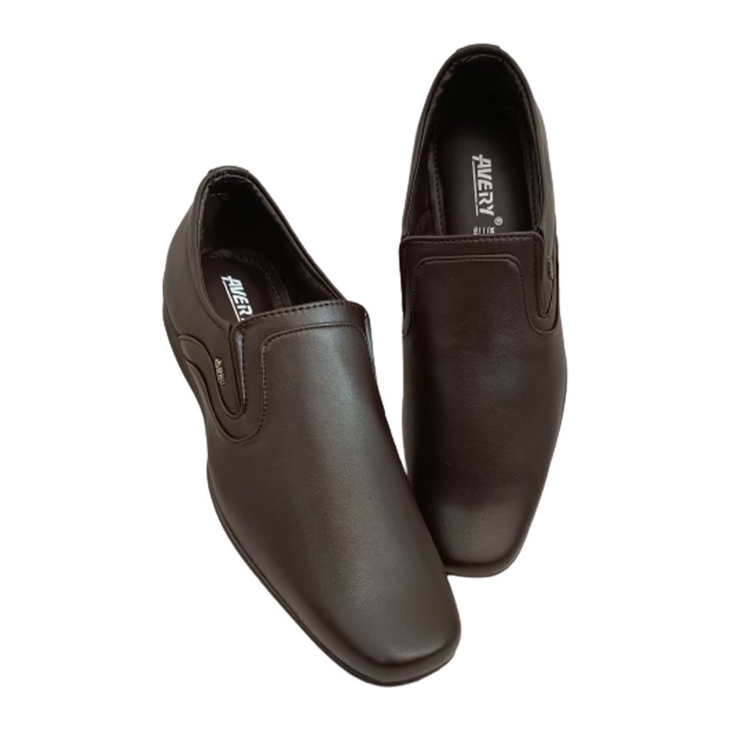 AVERY MEN'S FORMAL SLIP ON SHOES BROWN